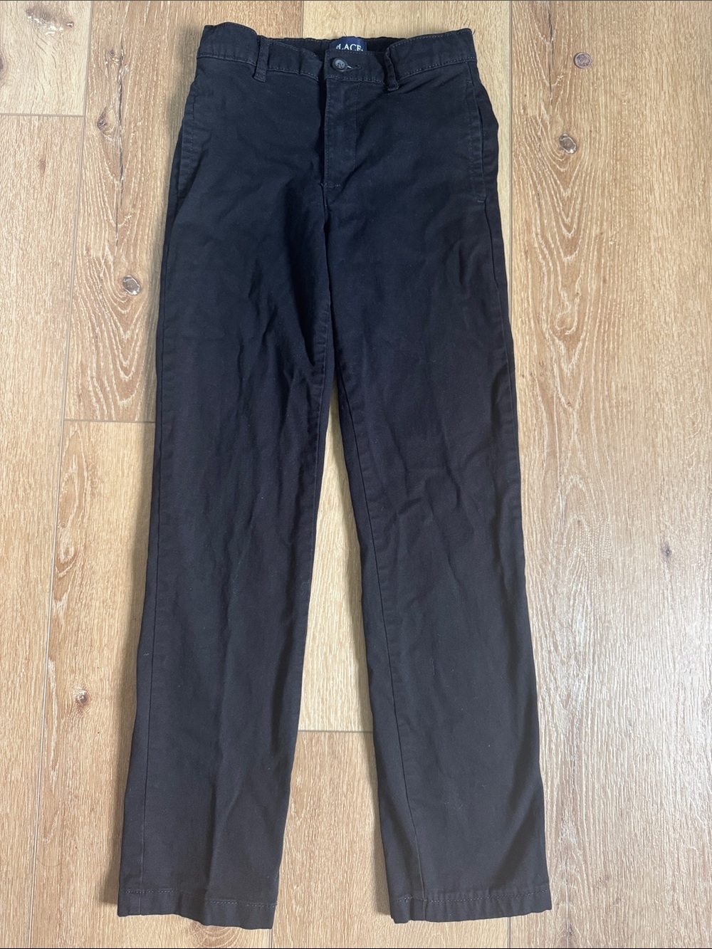 Place Black Straight-Leg Chinos for Kids